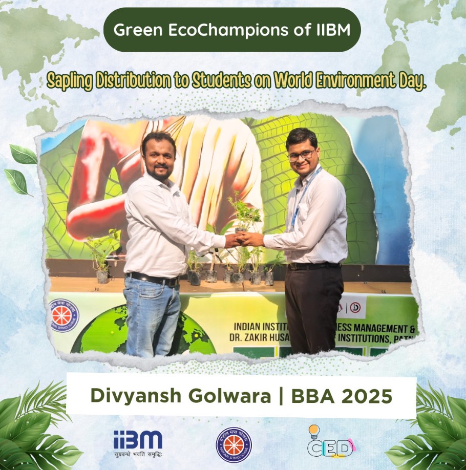 World Environment Day 2024 in IIBM Patna